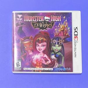 Monster High 13 Wishes 3Ds Game
